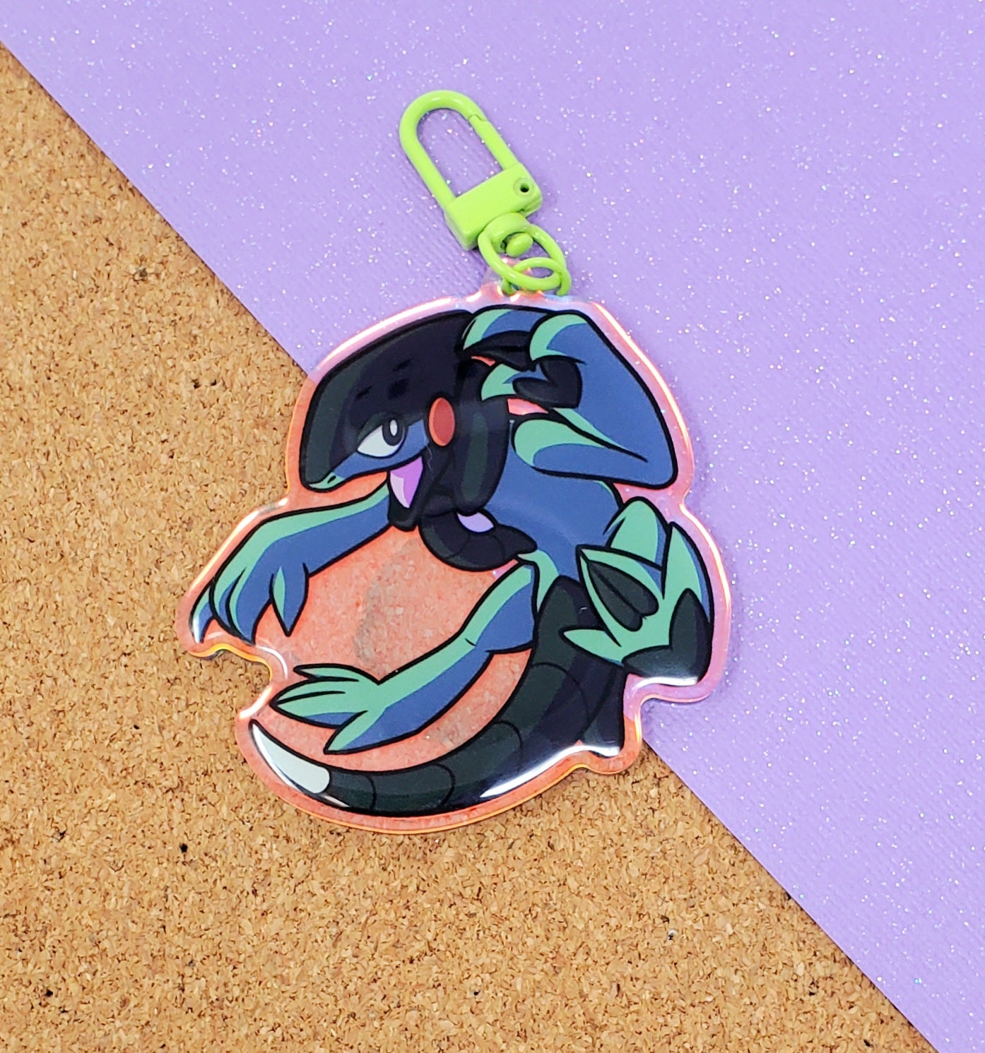 Rainbow Acrylic Keychain