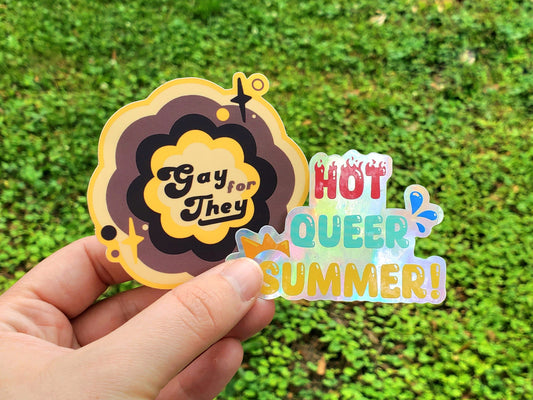 Hot Queer Summer Viny Stickers