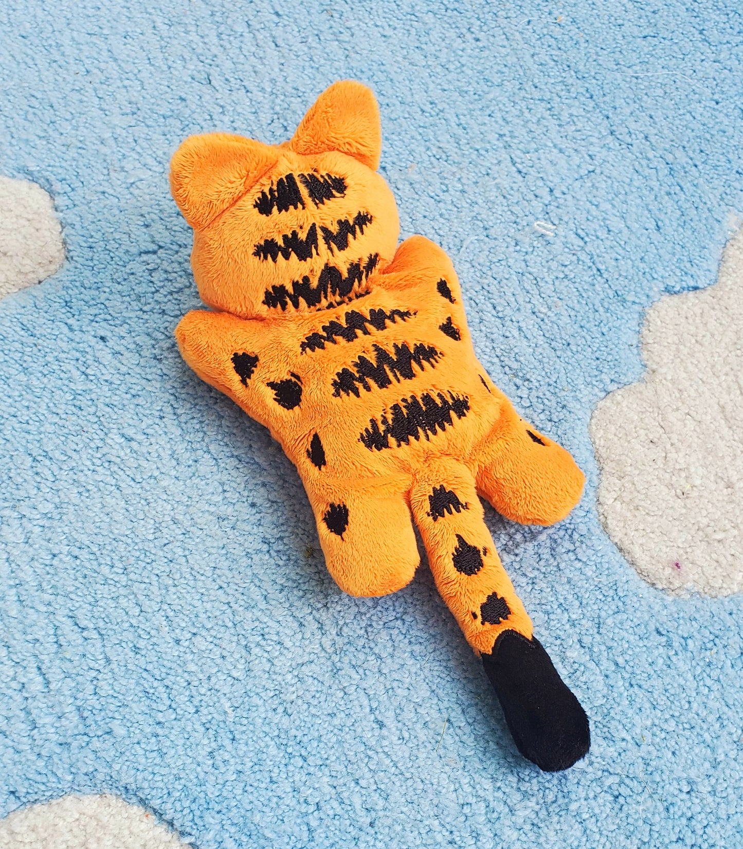 Handmade Garfield Beanie Plush MADE TO ORDER