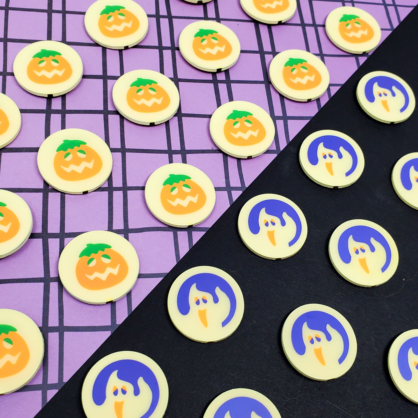 Halloween Cookie Mini Pin 1" Dyed Enamel Pin Set