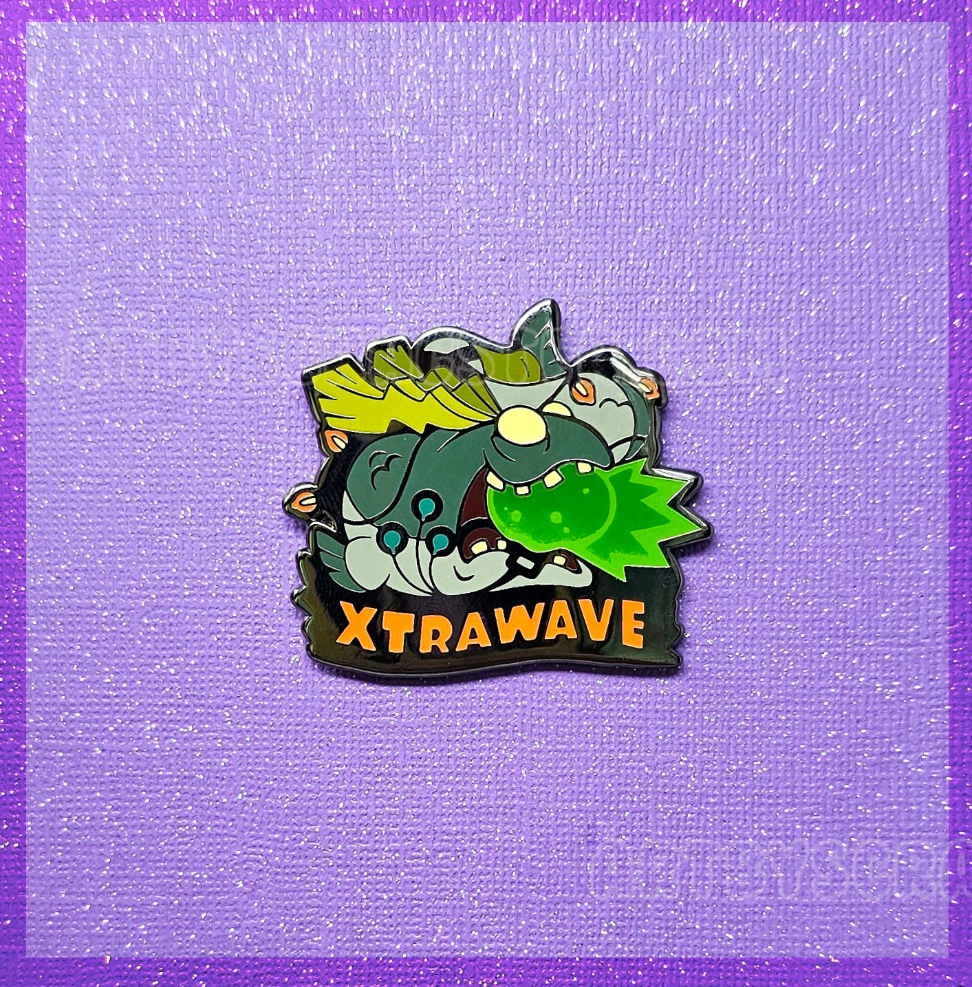 Splatoon Grizzco Salmon Run Horrorboros 2" Hard Enamel Pin