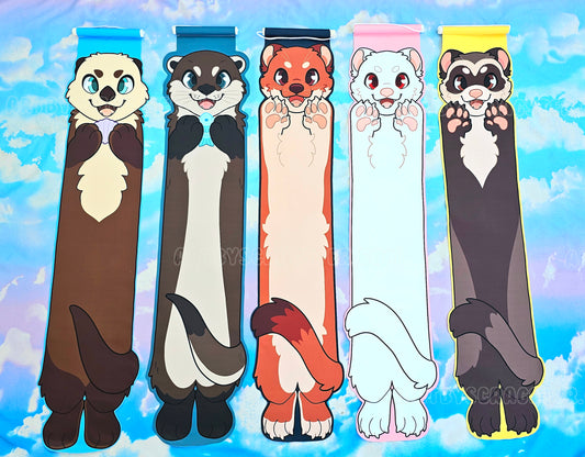 Long Animal Pin Banners Mustelids