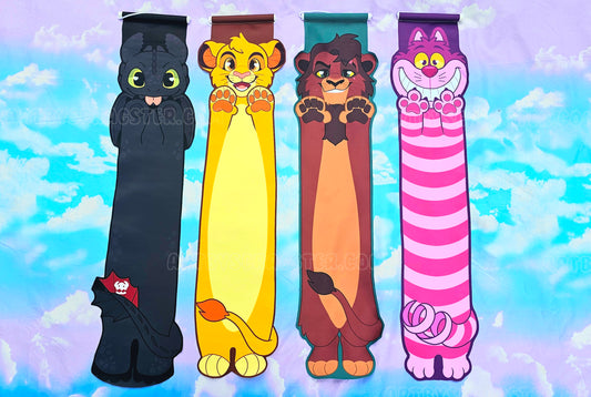 Long Pin Banners Cartoon