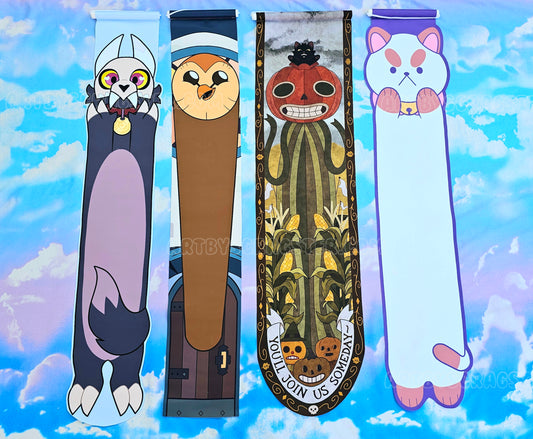 Long Pin Banners Cartoons