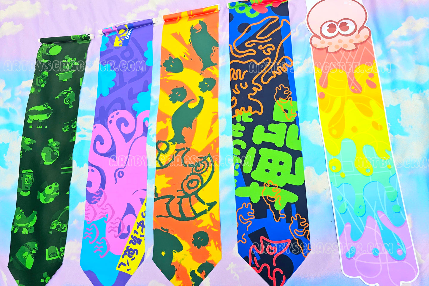 Splatoon Grizzco And Side Order Pin Banners