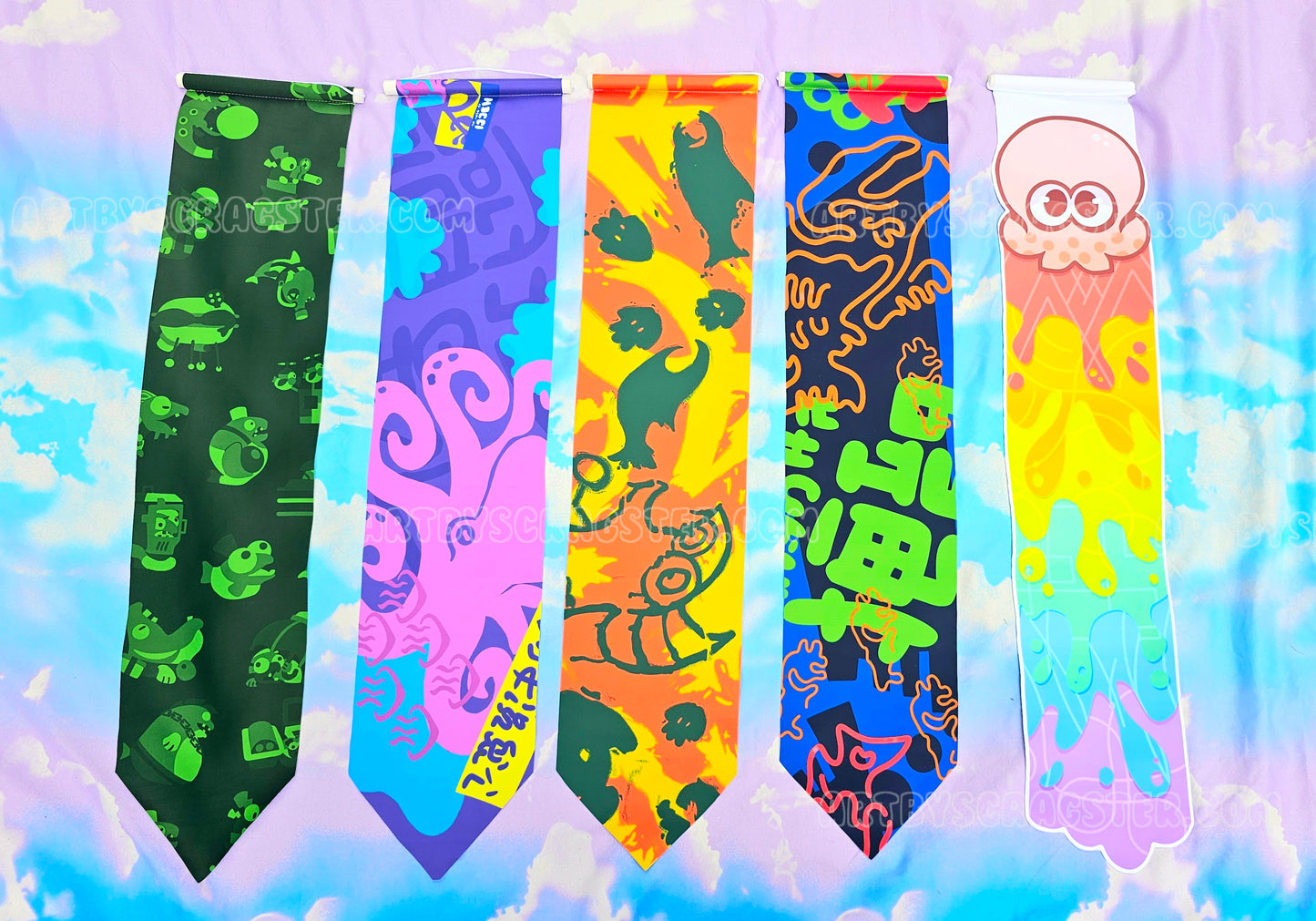 Splatoon Grizzco And Side Order Pin Banners