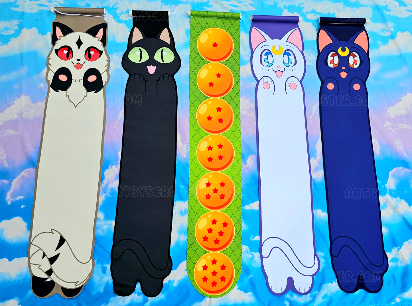 Long Pin Banners Anime