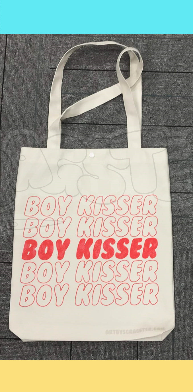 Boy Kisser Tote Bag (Old Style)