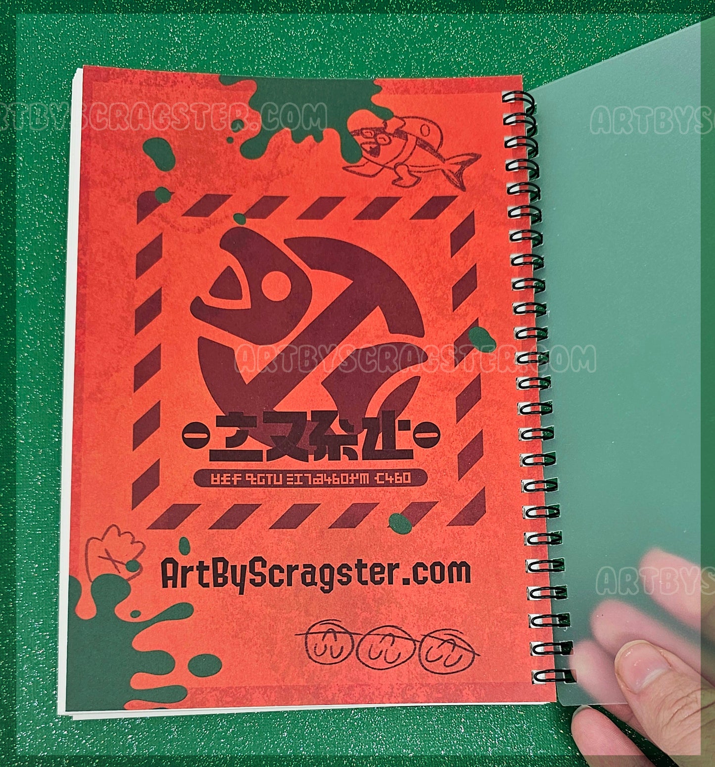 Splatoon Grizzco Employee Reusable Sticker Book