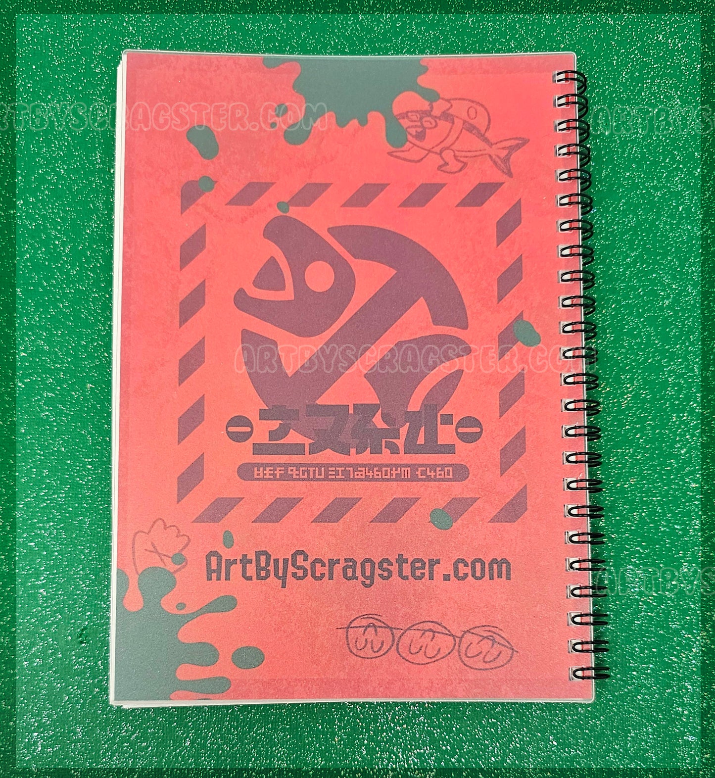 Splatoon Grizzco Employee Reusable Sticker Book