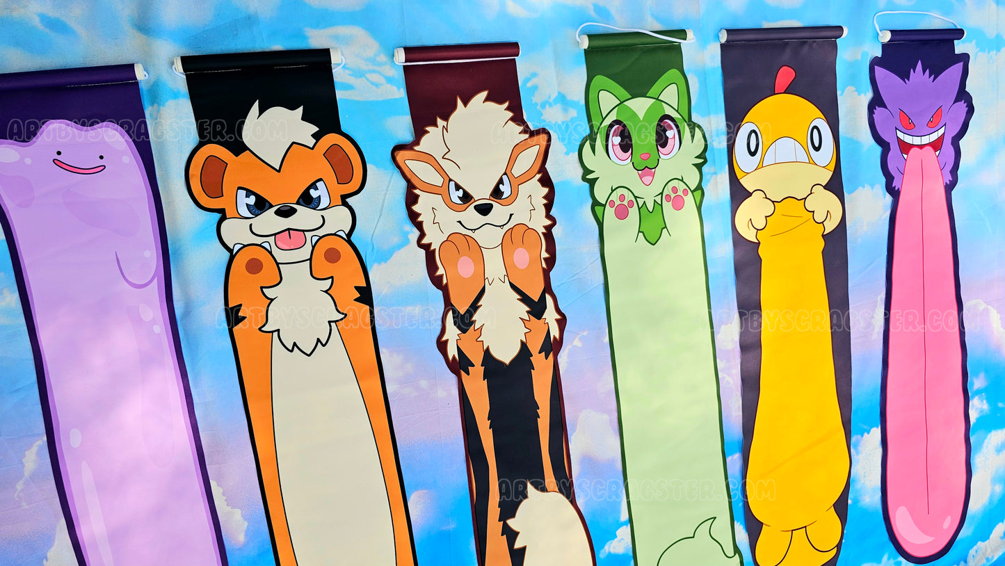 Long Pin Banners Pokemon/Digimon