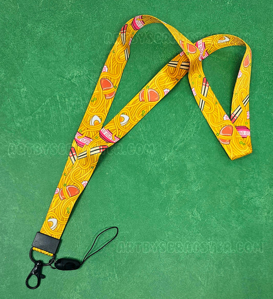 Ramen Lanyard Badge Holder