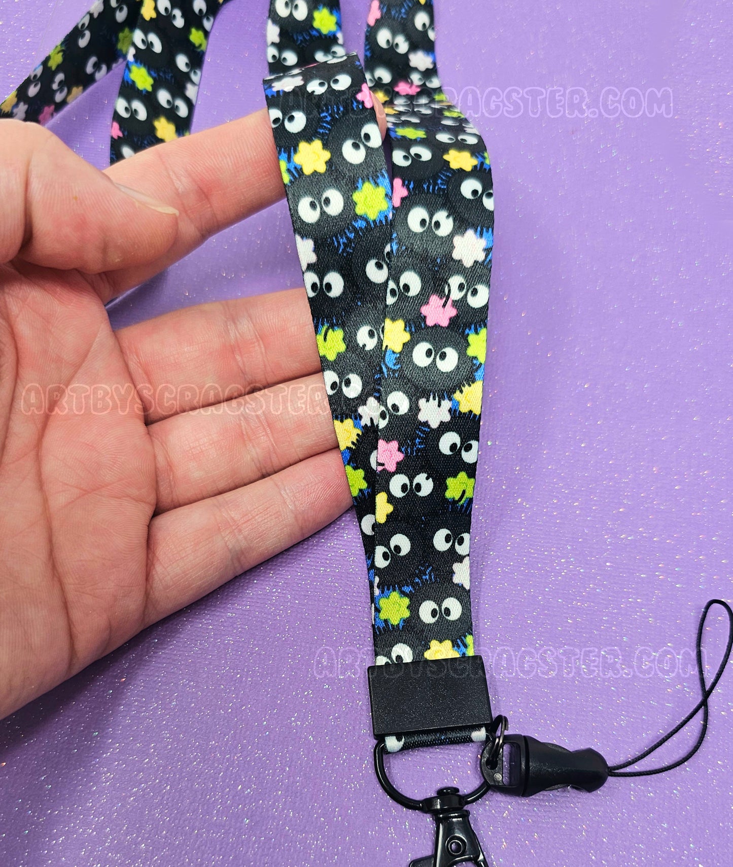 Soot Sprites Lanyard Badge Holder