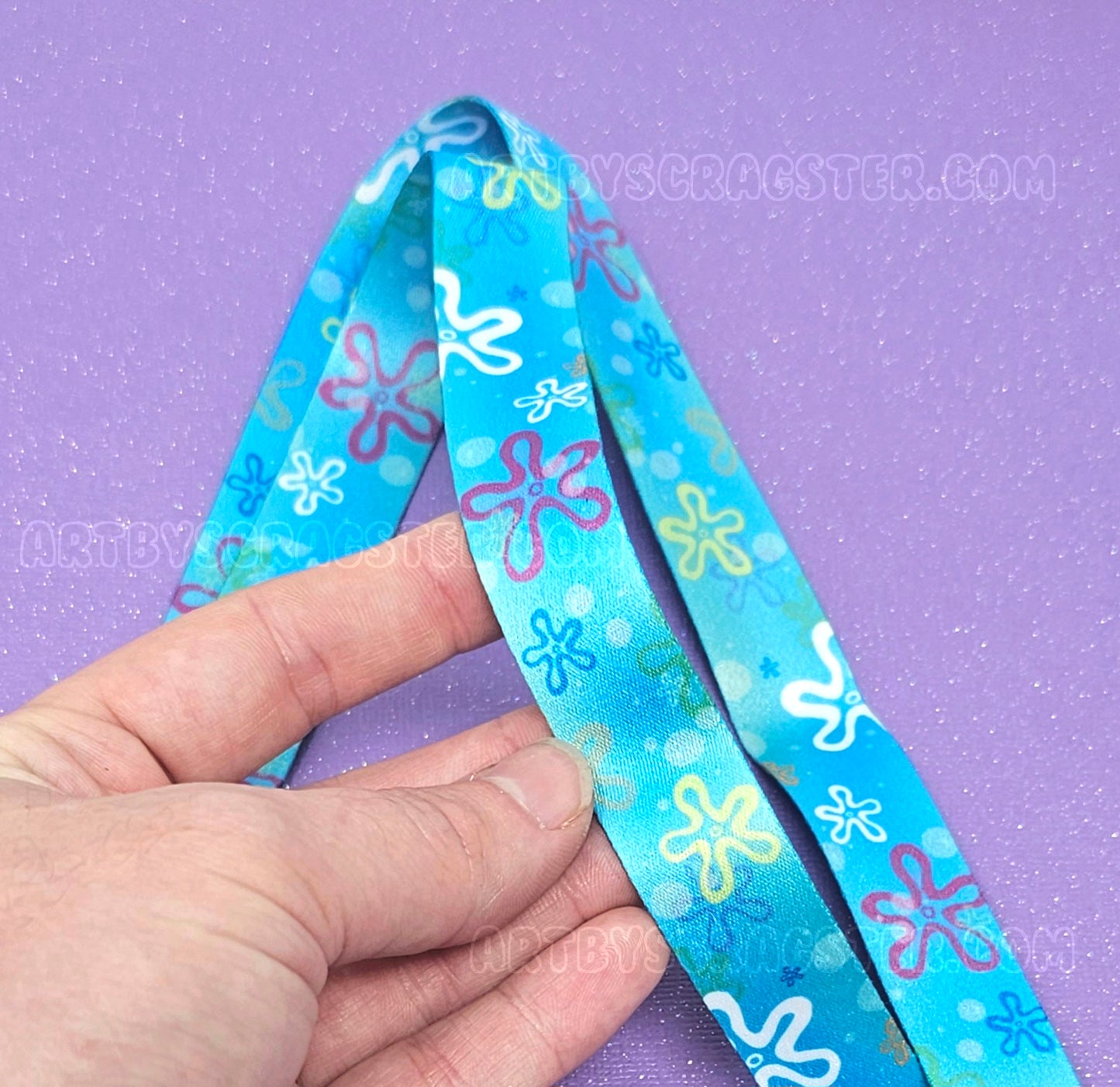 Cartoon Ocean Lanyard Badge Holder