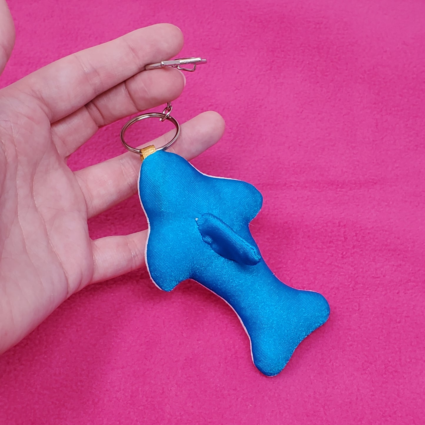Gummy Shark Keychain Plush Accessory