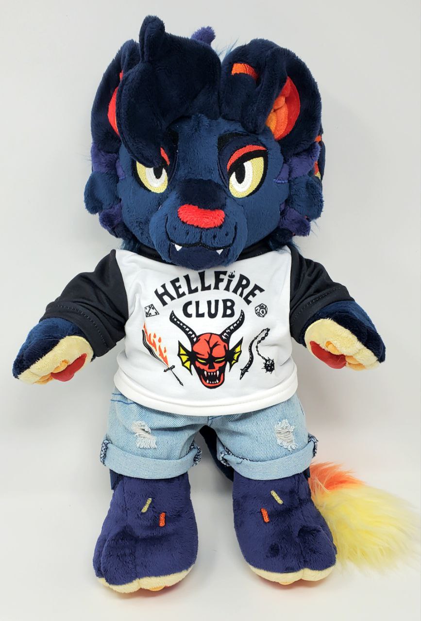 Handmade Hellfire Club Shirt for Teddy Plush