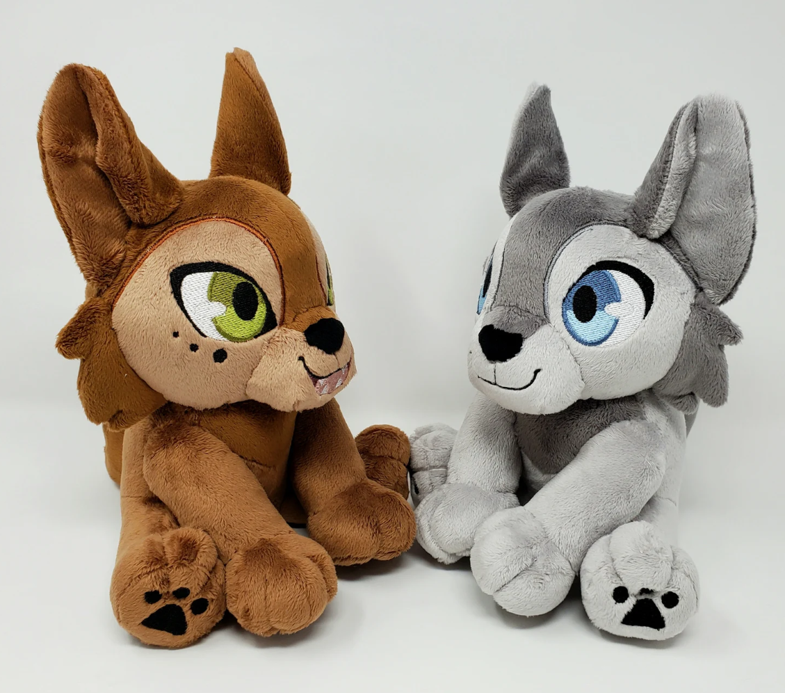Handmade Wolfwalkers Mebh and Robyn Plush Set MADE TO ORDER